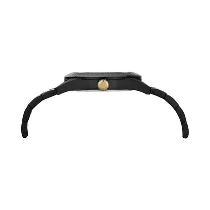 Versace V-Code 42 mm Black Dial Men Analog Watch- VE6A00925