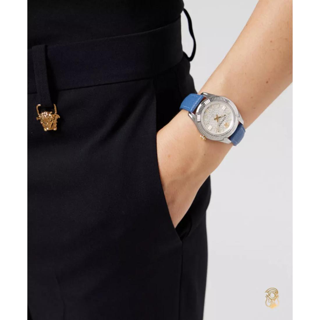 Versace Greca 35 mm White Dial Women Analog Watch- VE6C00123