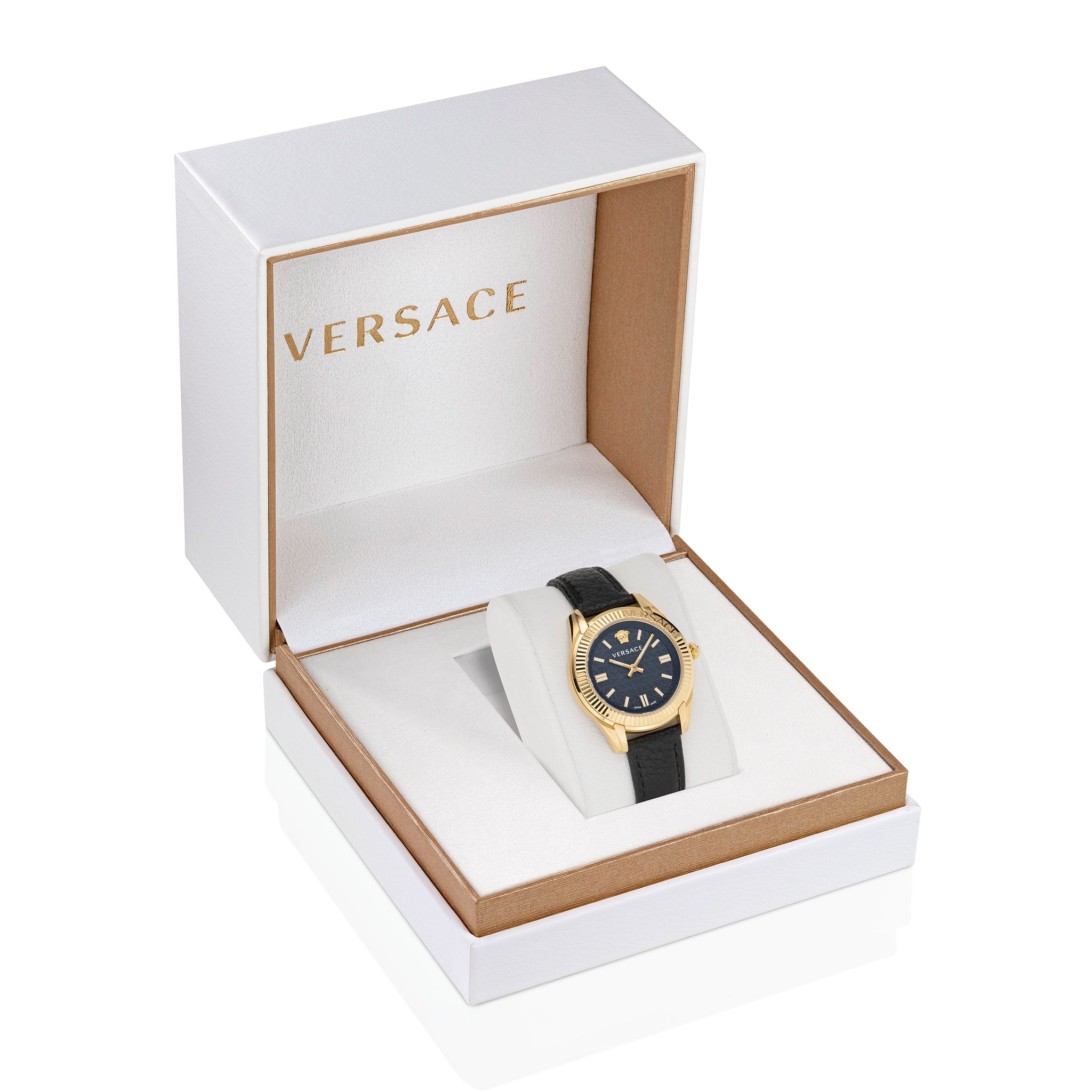 Versace 35 mm Greca Time Black Dial Women Watch VE6C00223