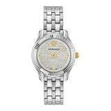 Versace 35 mm White silver Dial Women Watch VE6C00323