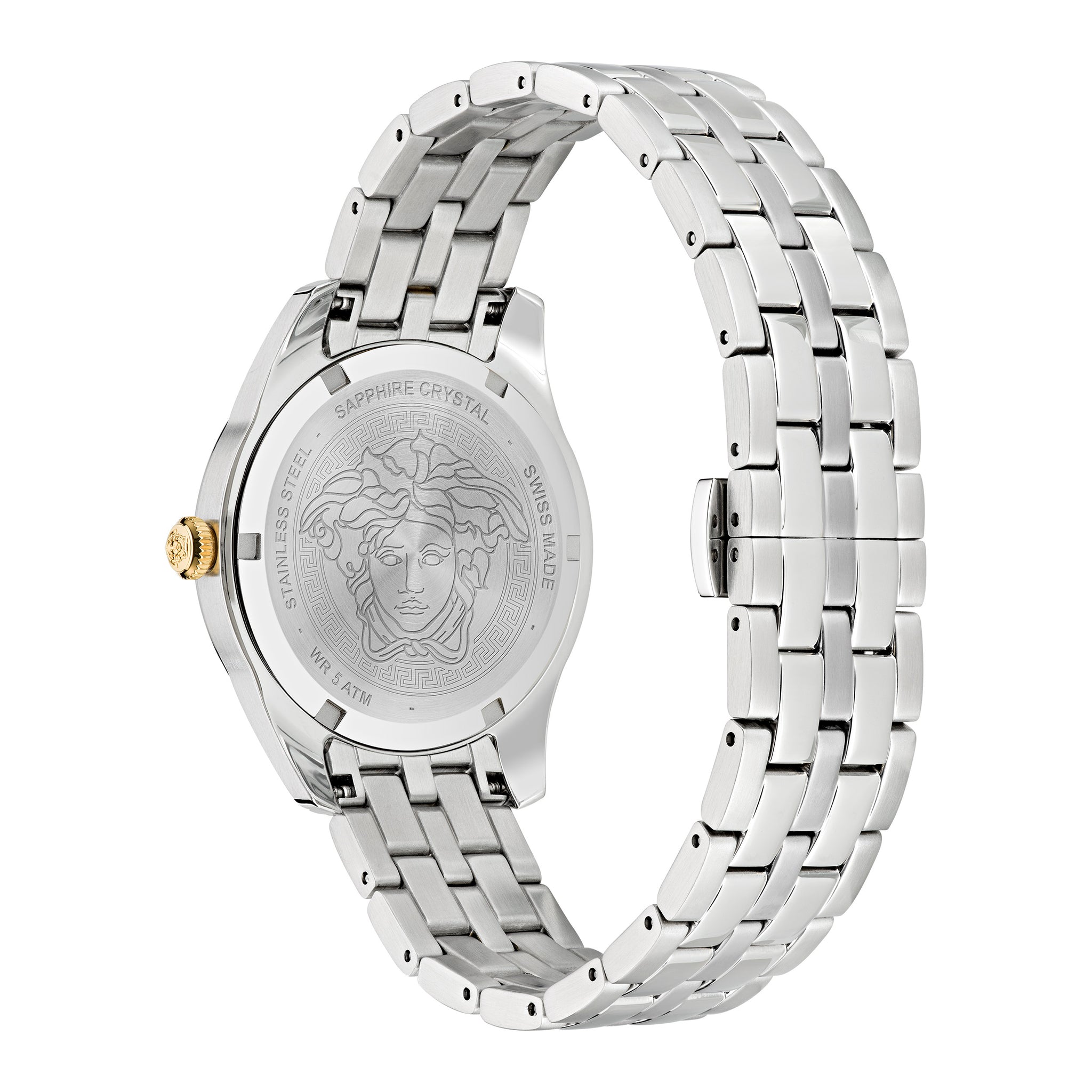 Versace 35 mm White silver Dial Women Watch VE6C00323
