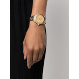 Versace Greca 35 mm Gold Dial Women Analog Watch VE6C00523