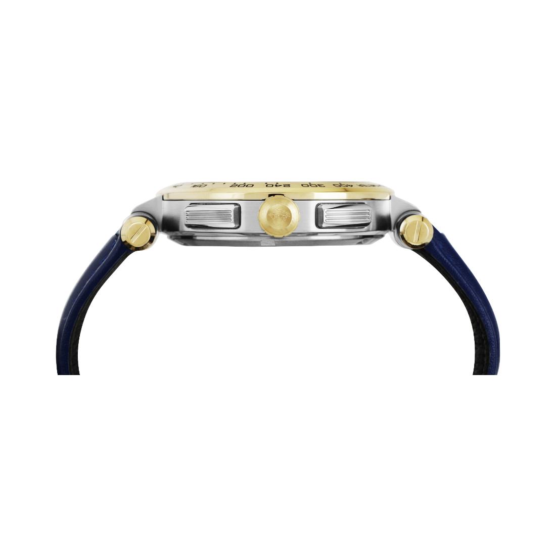 Versace Aion Chrono 46 mm Blue Dial Men Watch- VE6CA0223
