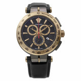 Versace Aion Chrono 45 mm Black Dial Men Watch VE6CA0323