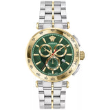 Green dial men's watch