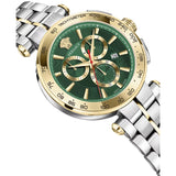 Versace Green Dial Chrono Quartz 46 mm Dial Men Watch VE6CA0523