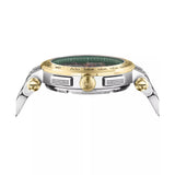 Versace Green Dial Chrono Quartz 46 mm Dial Men Watch VE6CA0523