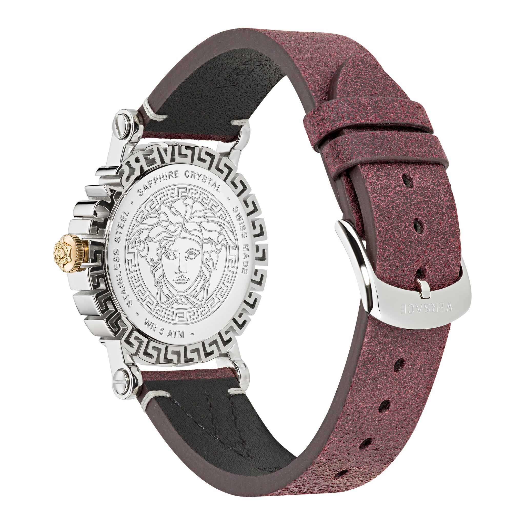 Versace 40 mm Wrist Watch Men White silver Dial VE6D00123
