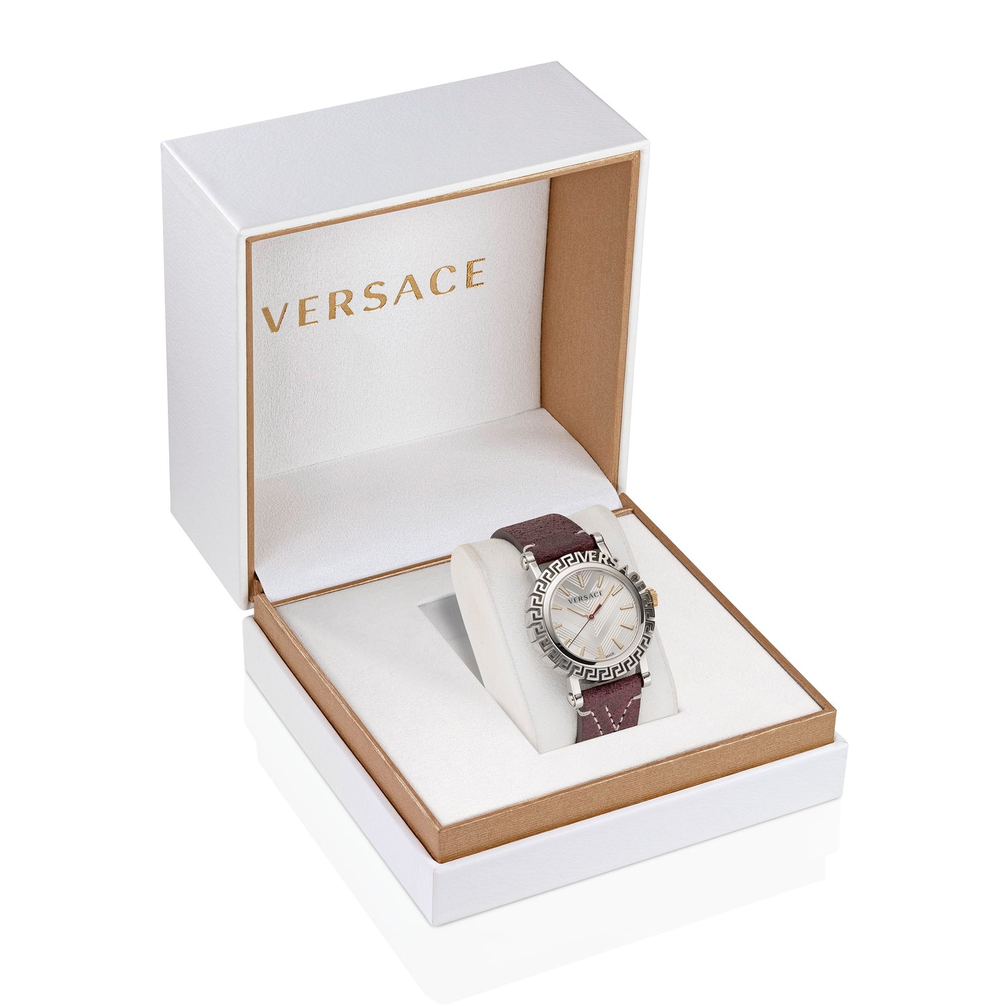 Versace Wrist Watch Men White-silver Dial - VE6D00123