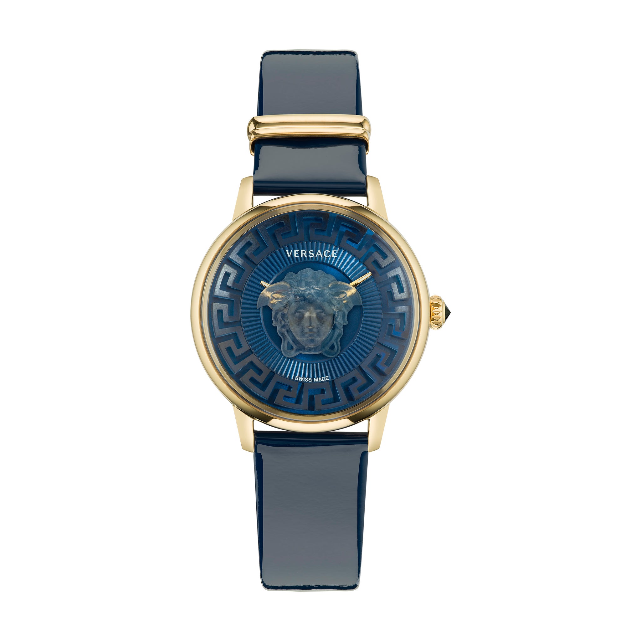 Versace 38 mm Blue Dial Women Watch VE6F00223