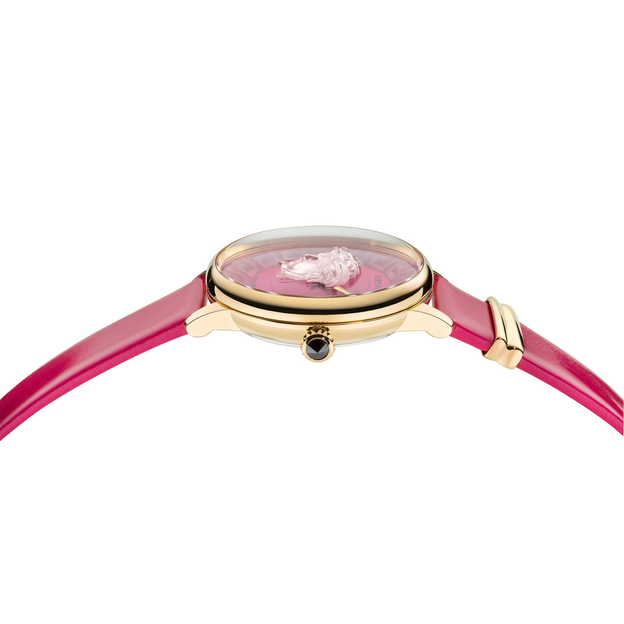 Versace 38 mm Fuchsia Dial Women Watch VE6F00323