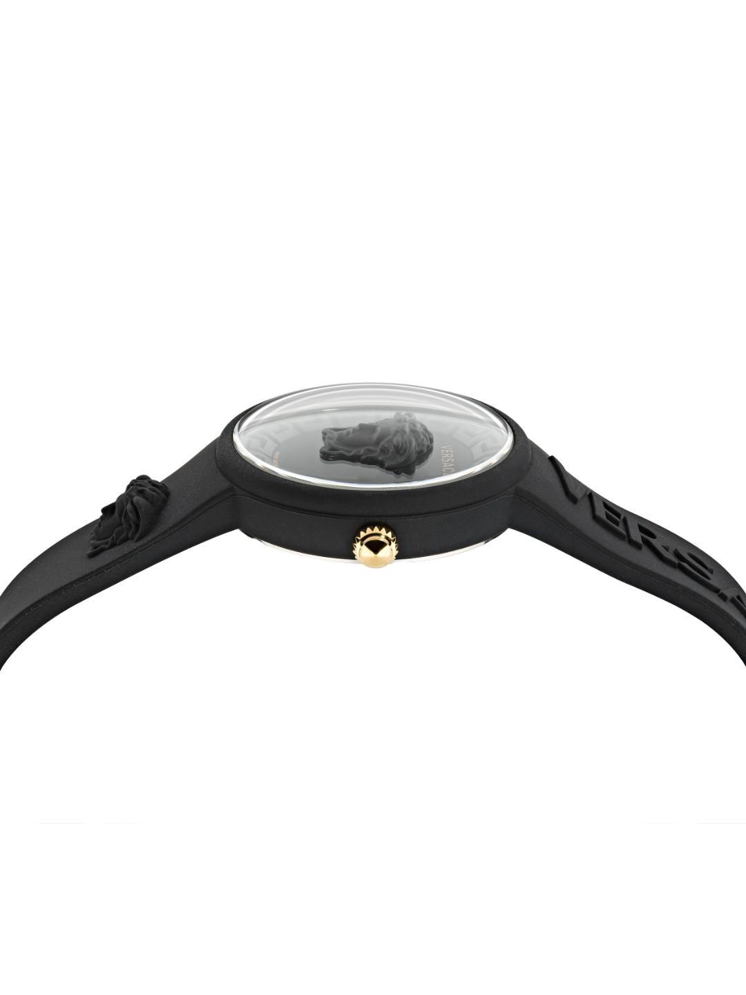 Versace MEDUSA POP Women 39 mm Black Dial Analog Watch VE6G00223