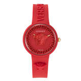 Versace MEDUSA POP Unisex 39 mm Red Dial Analog Watch VE6G00723