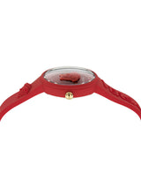 Versace MEDUSA POP Unisex 39 mm Red Dial Analog Watch VE6G00723