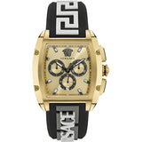 Versace 42 mm Gold Dial Men Watch VE6H00223