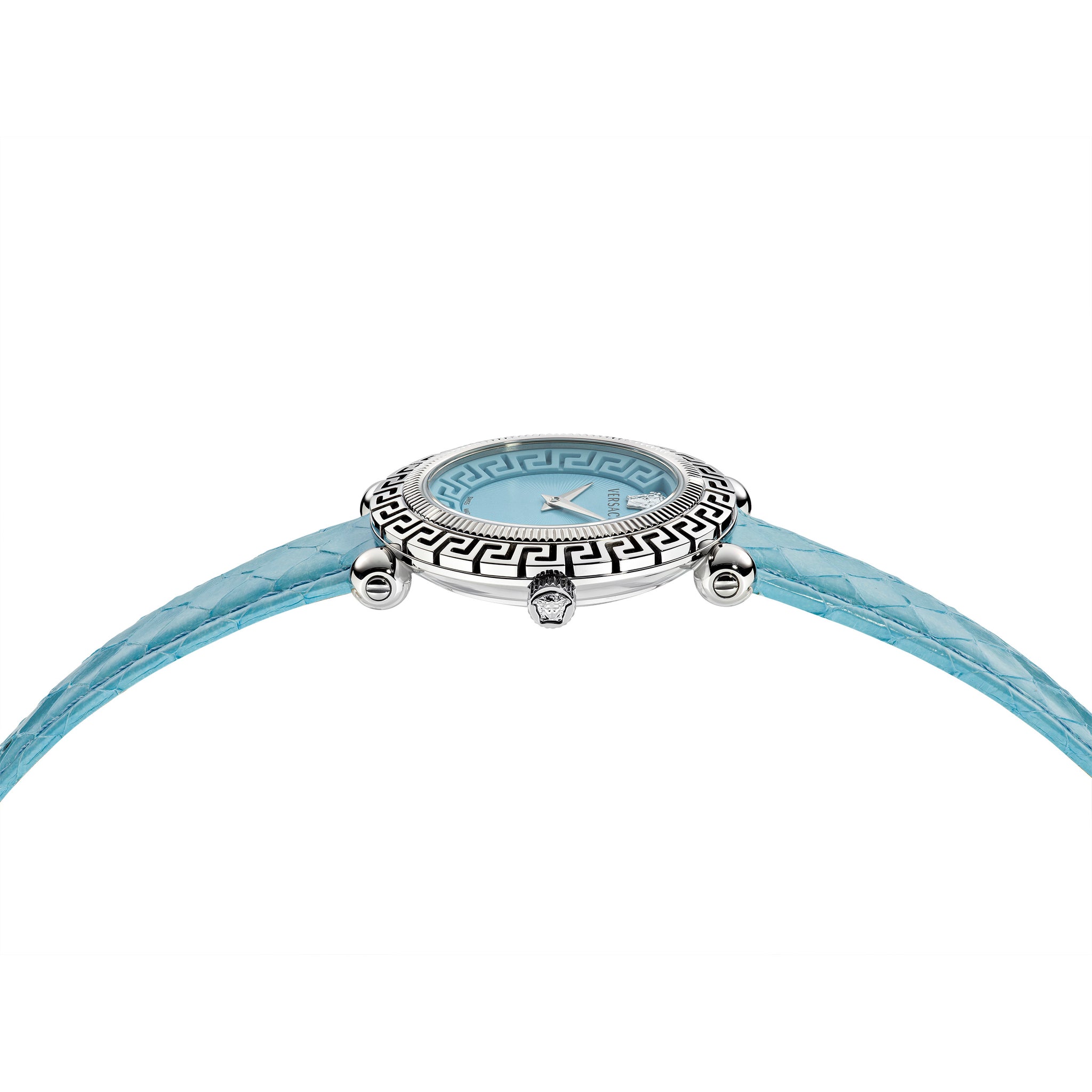 Versace 35 mm Wrist Watch Women Light Blue Dial VE6I00123