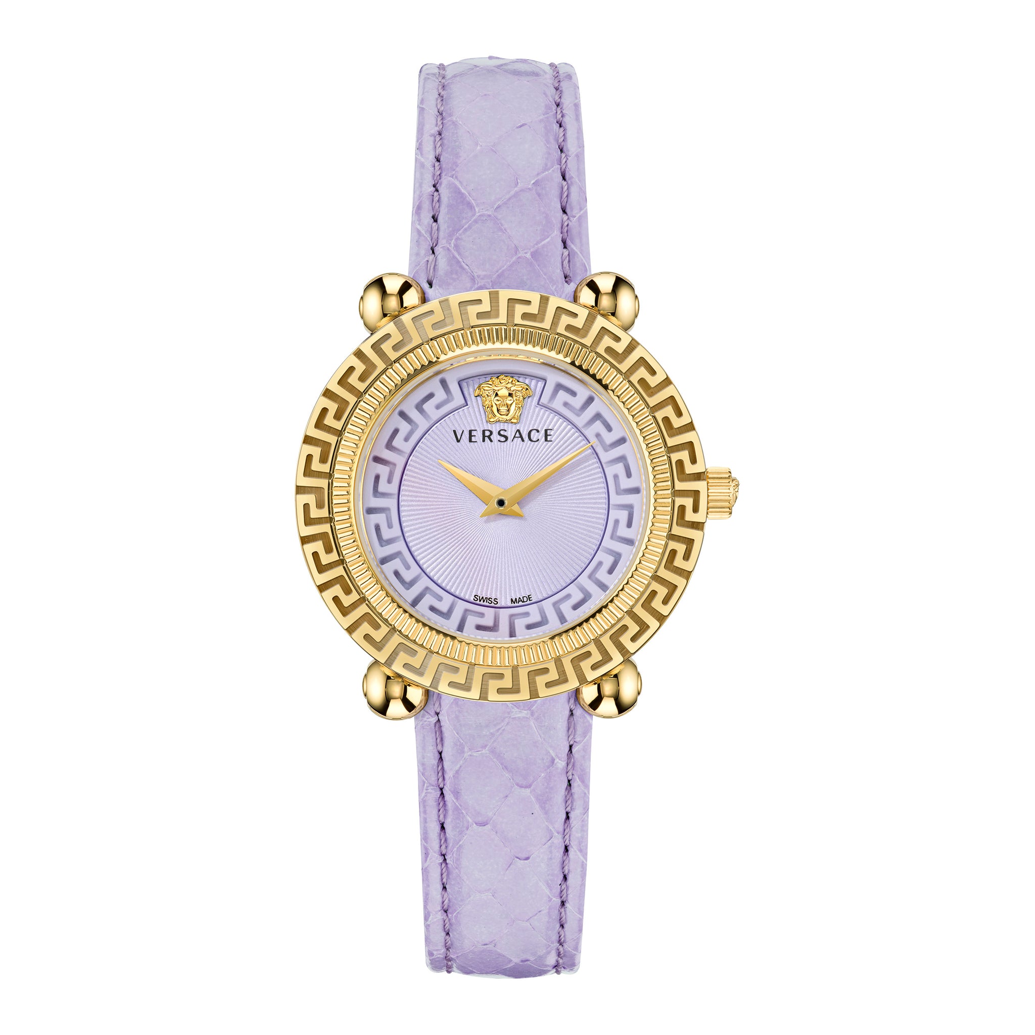 Versace 35 mm Wrist Watch Women Light Violet Dial VE6I00223