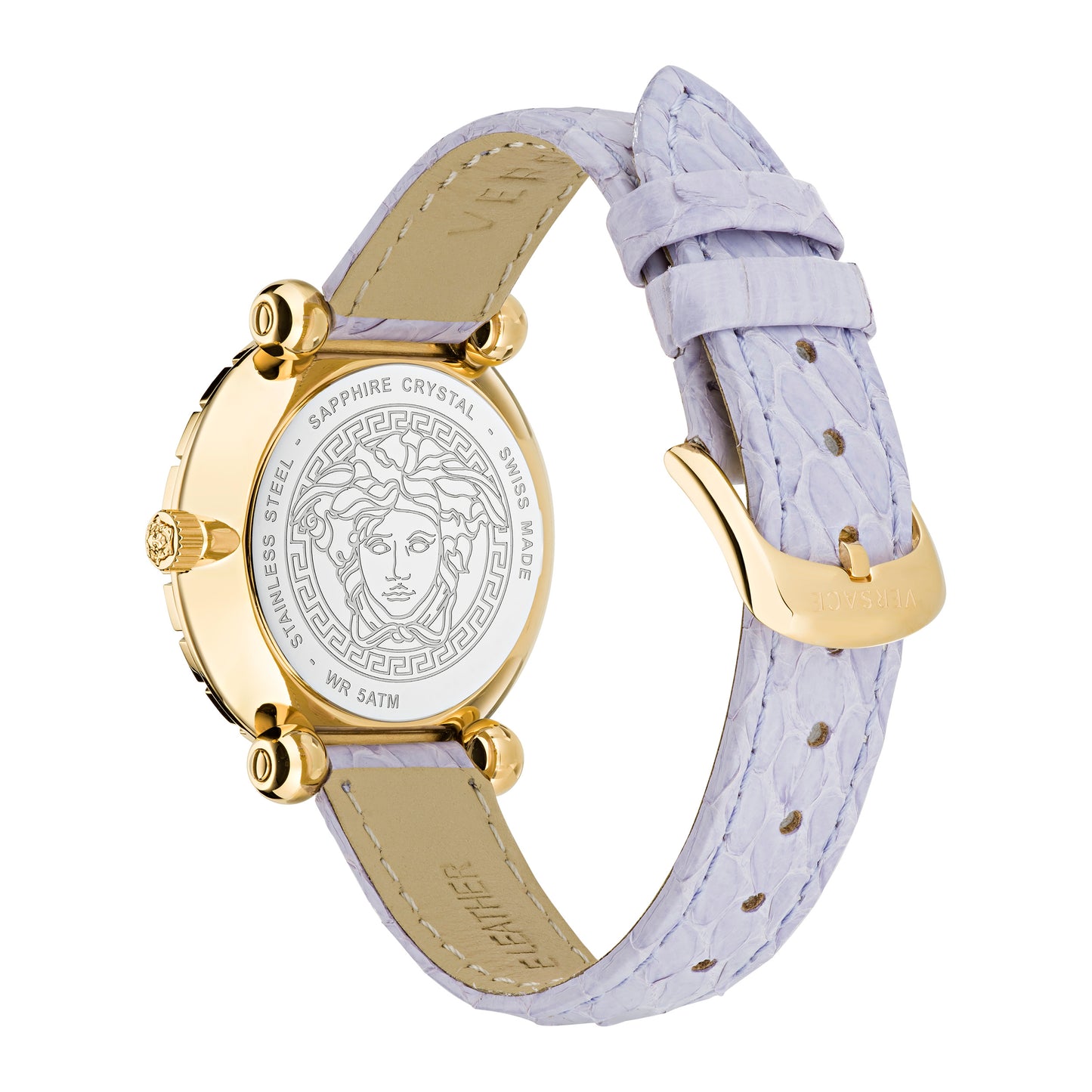 Versace Wrist Watch Women Light Violet Dial - VE6I00223