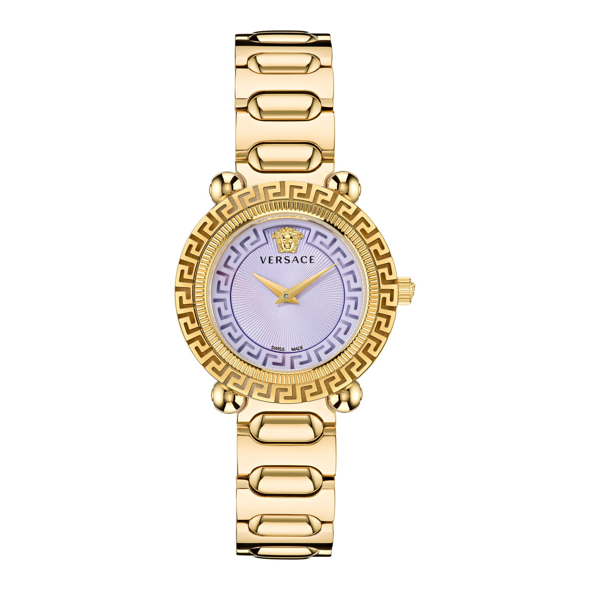 Versace 35 mm Wrist Watch Women Light Violet Dial VE6I00623