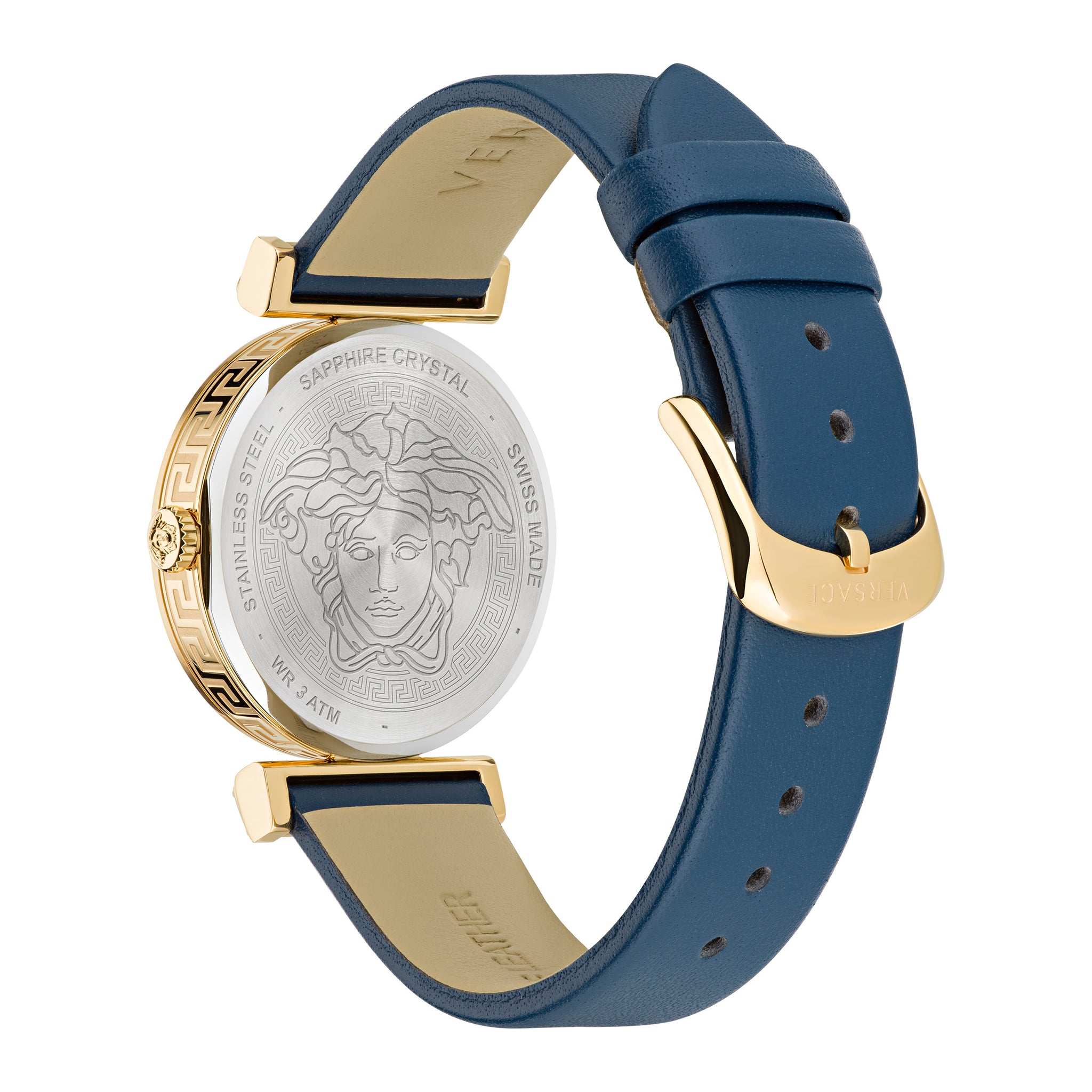 Versace 34 mm Blue Dial Women Watch VE6J00223