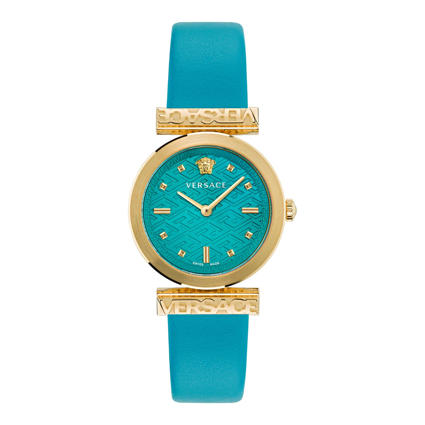 Versace Wrist Watch Women Turquoise Dial - Ve6J00323