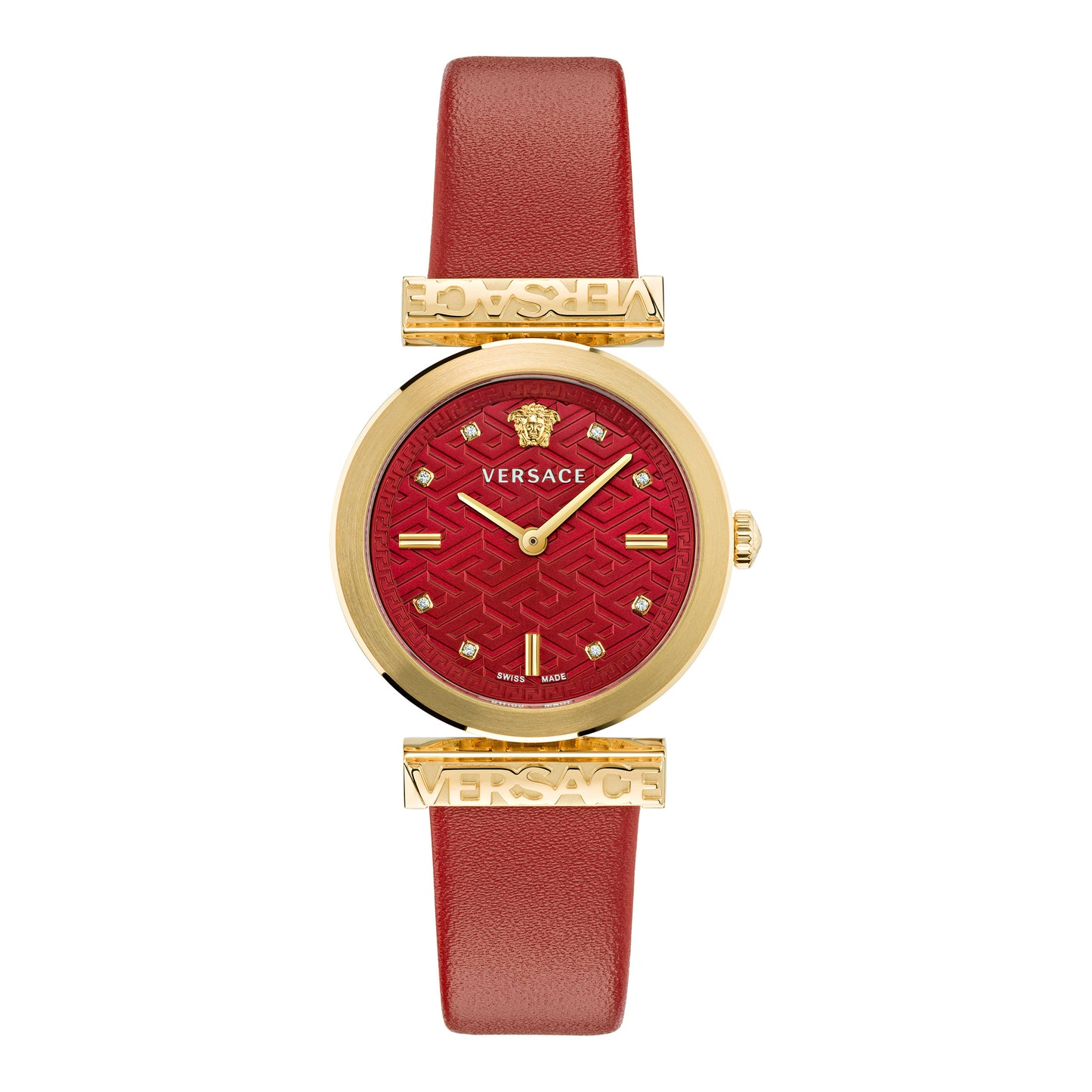 Versace Wrist Watch Women Red Dial - Ve6J00423