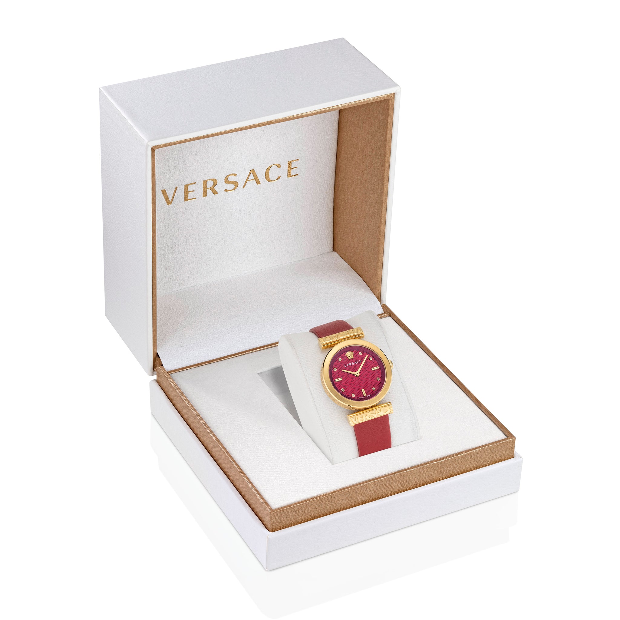 Versace 34 mm Wrist Watch Women Red Dial VE6J00423
