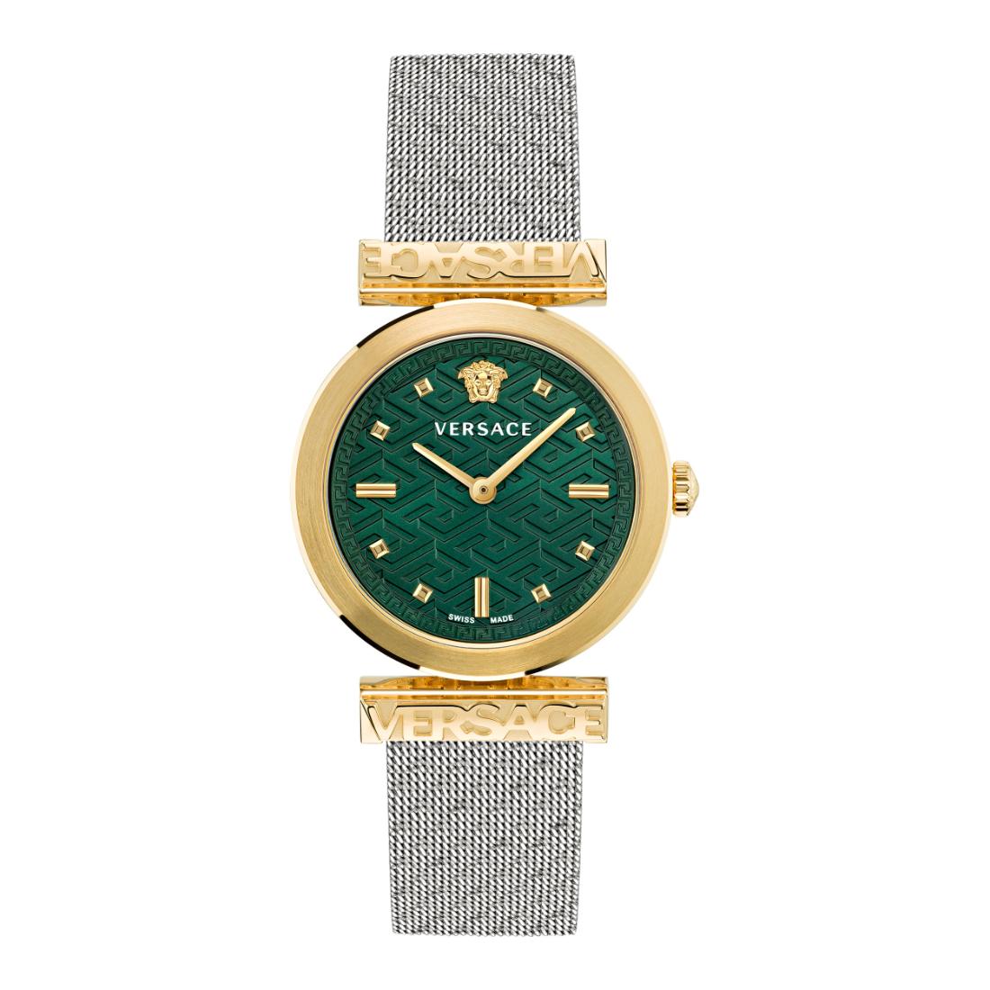 Versace Regalia 34 mm Green Dial Women Analog Watch VE6J00623