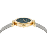 Versace Regalia 34 mm Green Dial Women Analog Watch VE6J00623