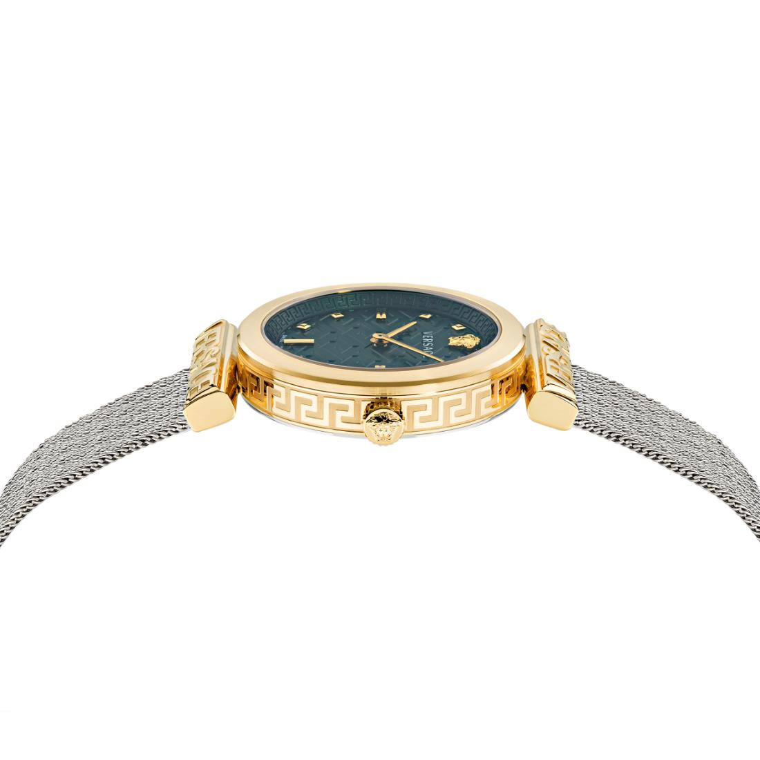 Versace Regalia 34 mm Green Dial Women Analog Watch VE6J00623