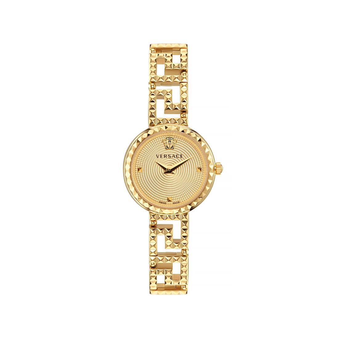 Versace Gold Tone 28 mm Dial Women Analogue Watch - VE7A00323