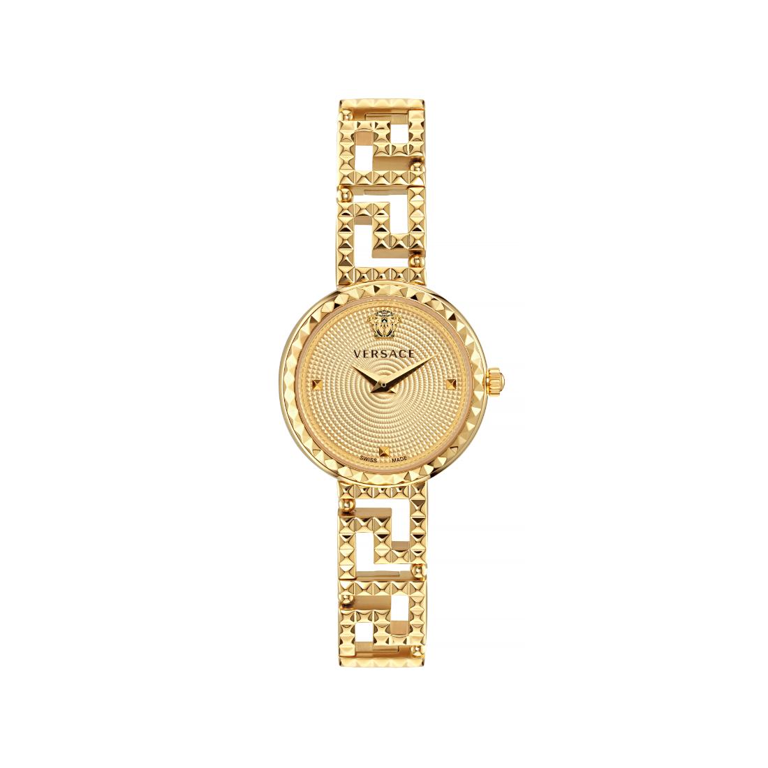 Versace Gold Tone 28 mm Dial Women Analogue Watch VE7A00323