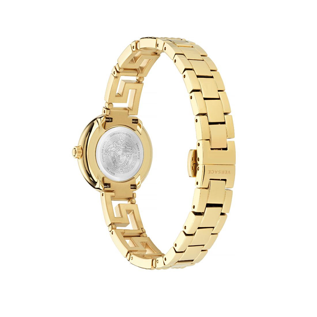 Versace Gold Tone 28 mm Dial Women Analogue Watch - VE7A00323