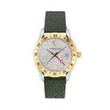 Versace 41 mm Greca Time Silver Dial Men Watch VE7C00223