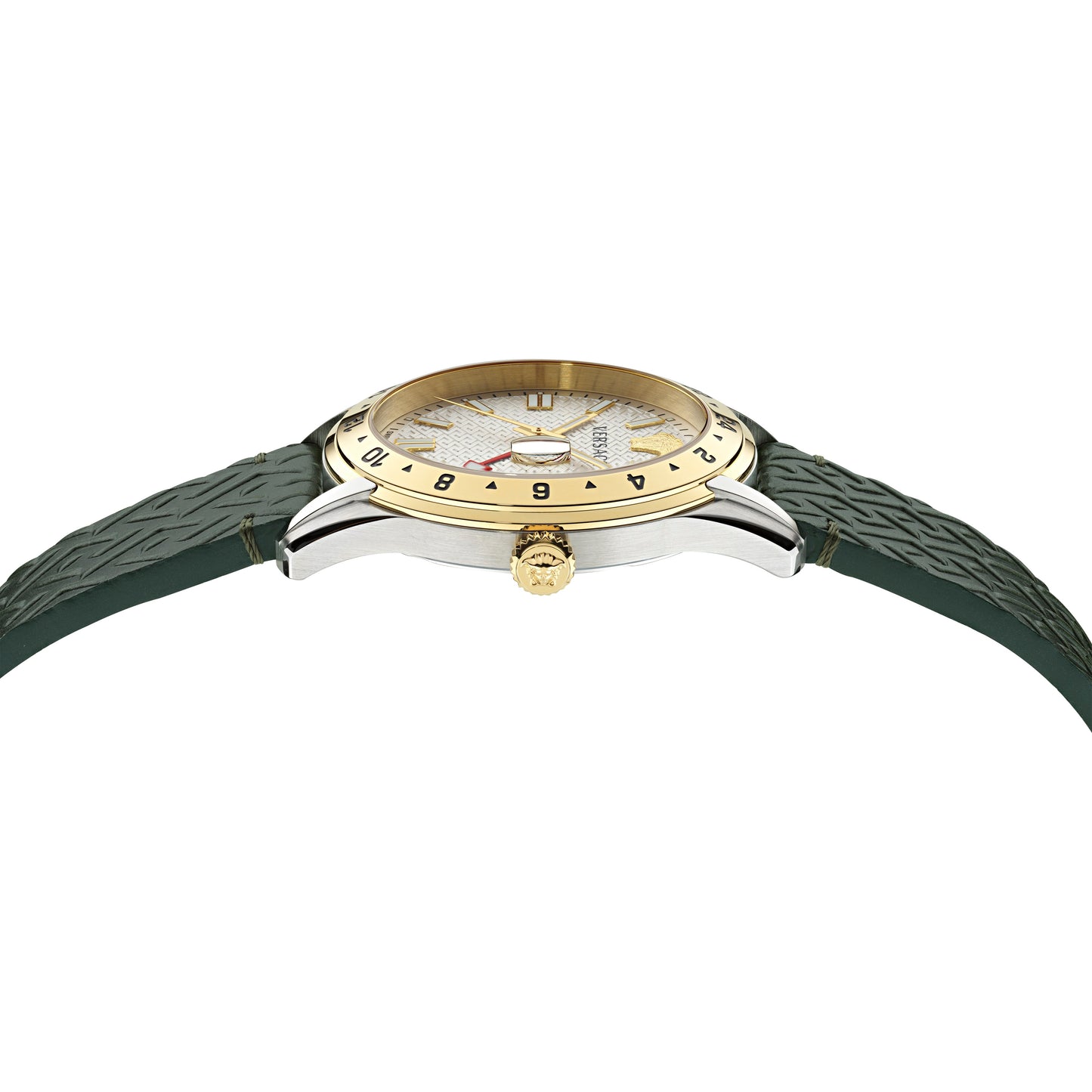 Versace Greca Time Silver Dial Men Watch - VE7C00223