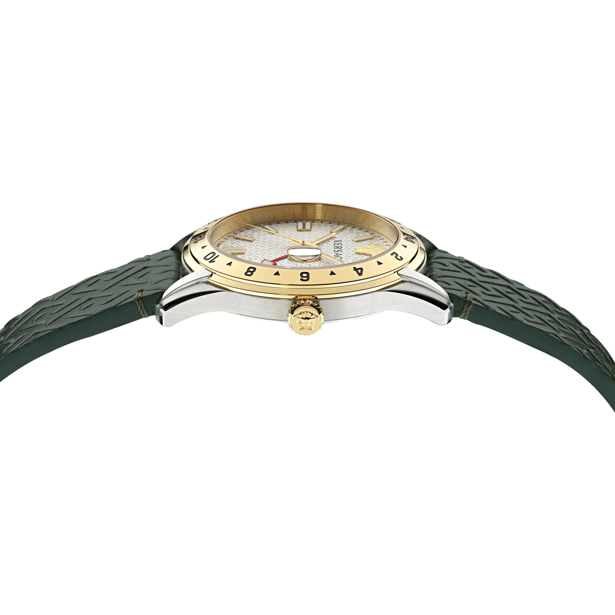 Versace 41 mm Greca Time Silver Dial Men Watch VE7C00223
