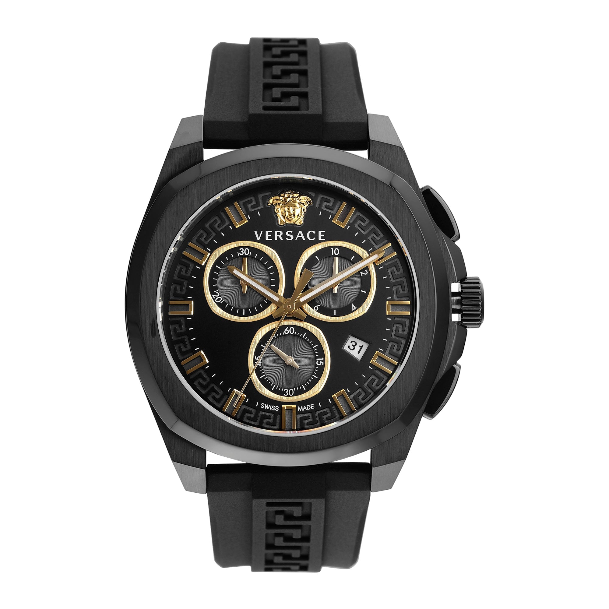 Versace Black Dial Watch