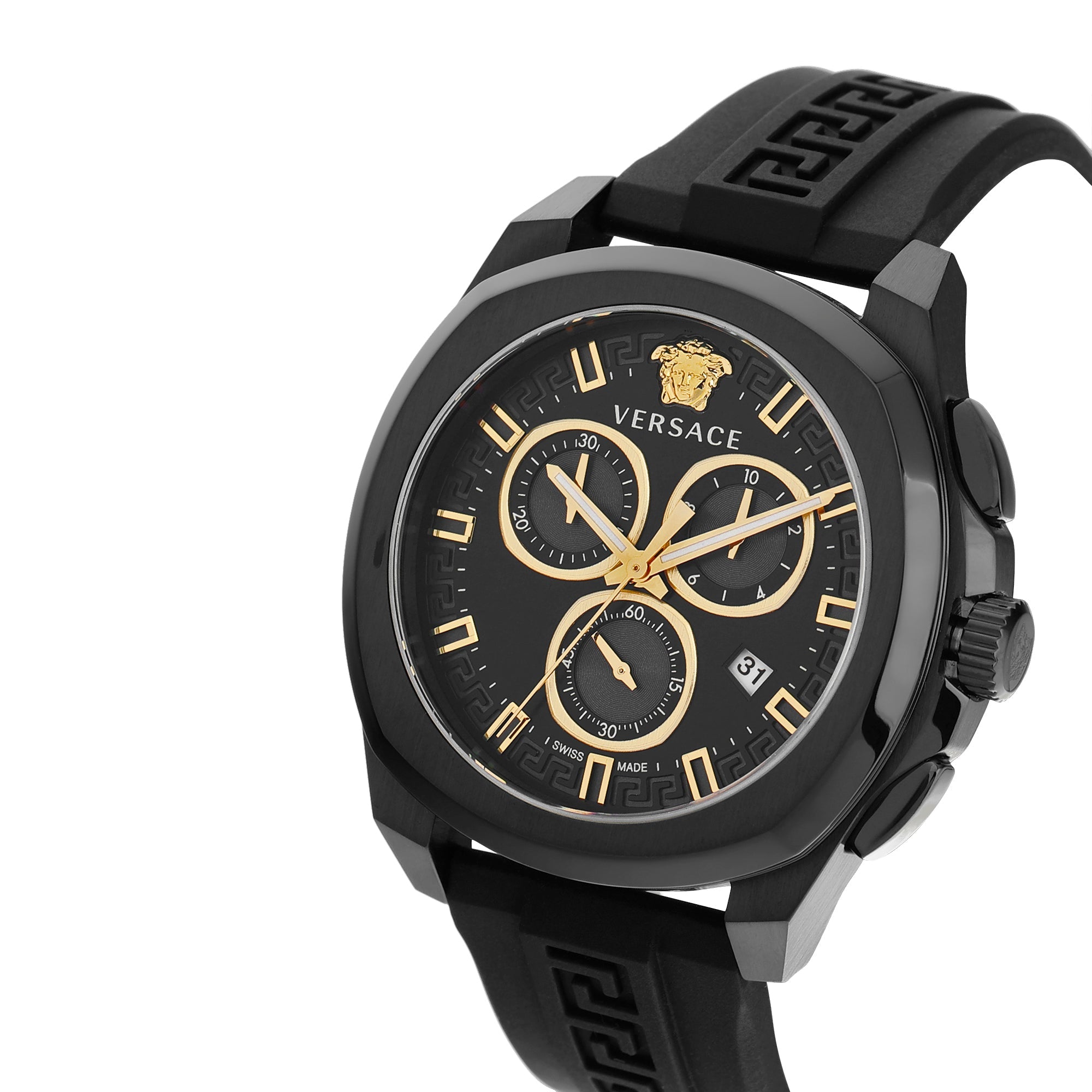 Versace 43 mm Black Dial Analog Men Watch VE7CA0523
