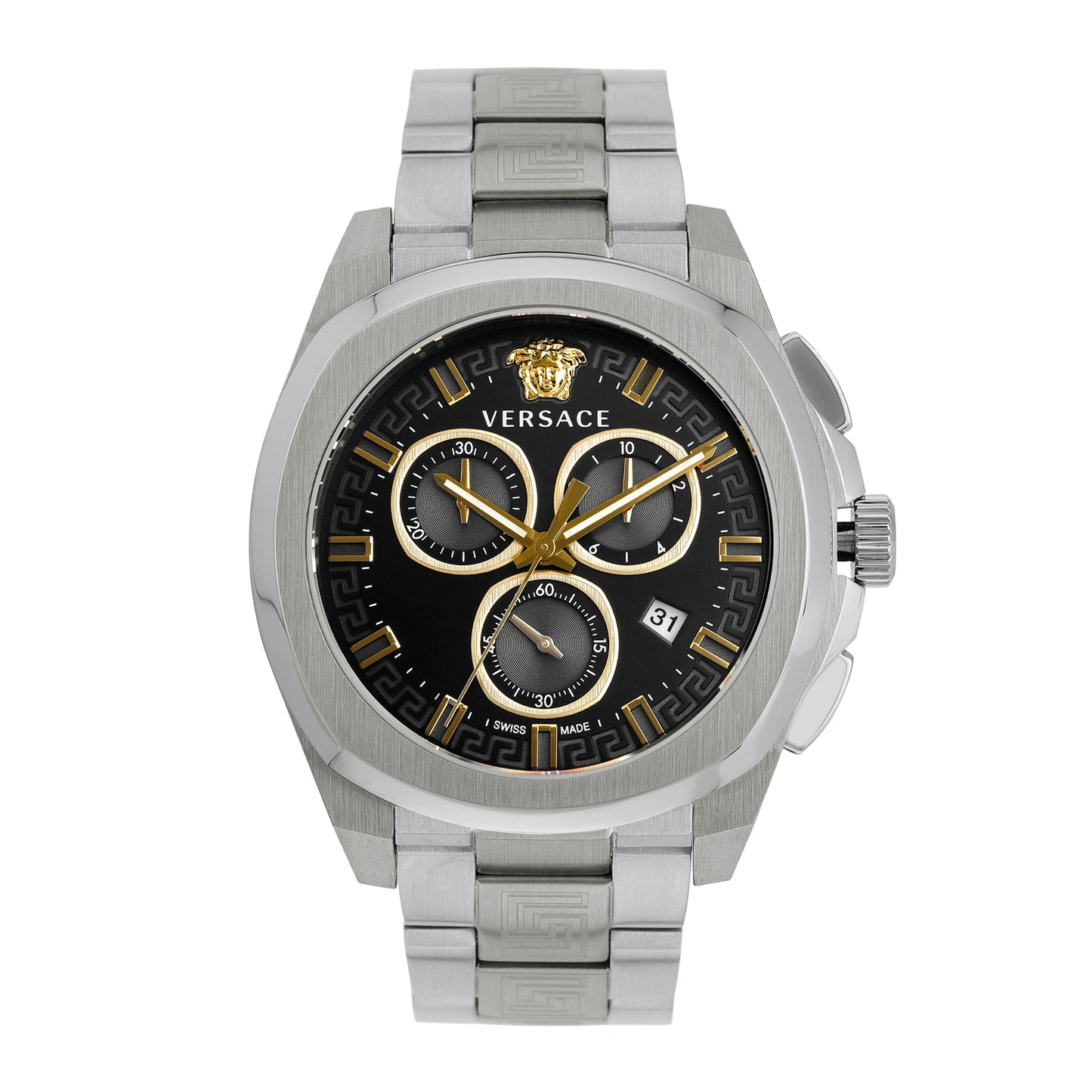 Versace Black Dial  Watch