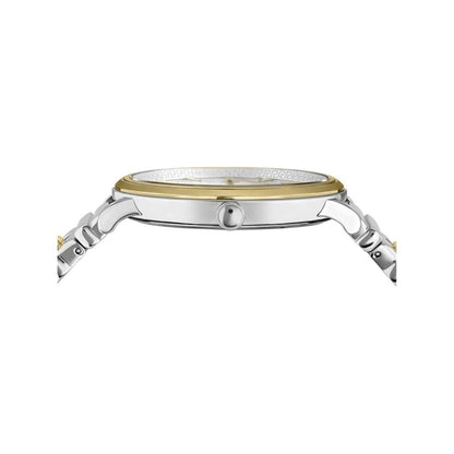 Versace V-Circle 38 mm Silver Dial Women Analog Watch- VE8104922