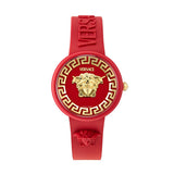 Versace Iconic.Medusa Pop 39 mm Red Dial Unisex Analog Watch VE8J00324