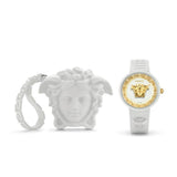 Versace Iconic.Medusa Pop 39 mm White Dial Unisex Analog Watch VE8J00524