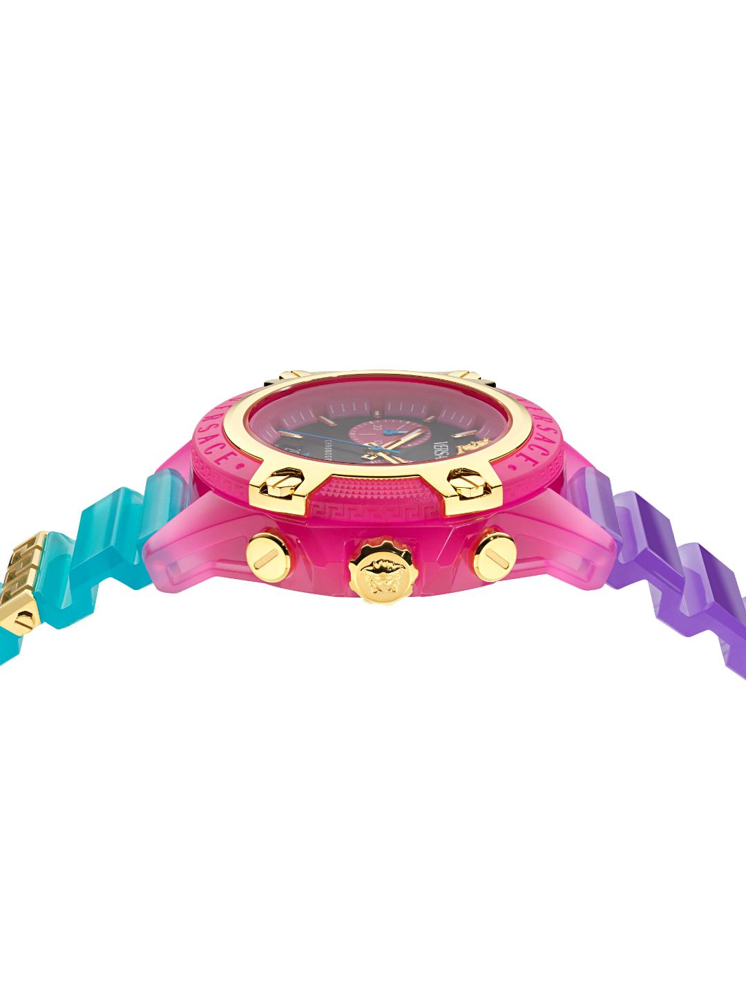 Versace ICON ACTIVE Unisex 44 mm Multicolor Dial Analog Watch VE8P00424