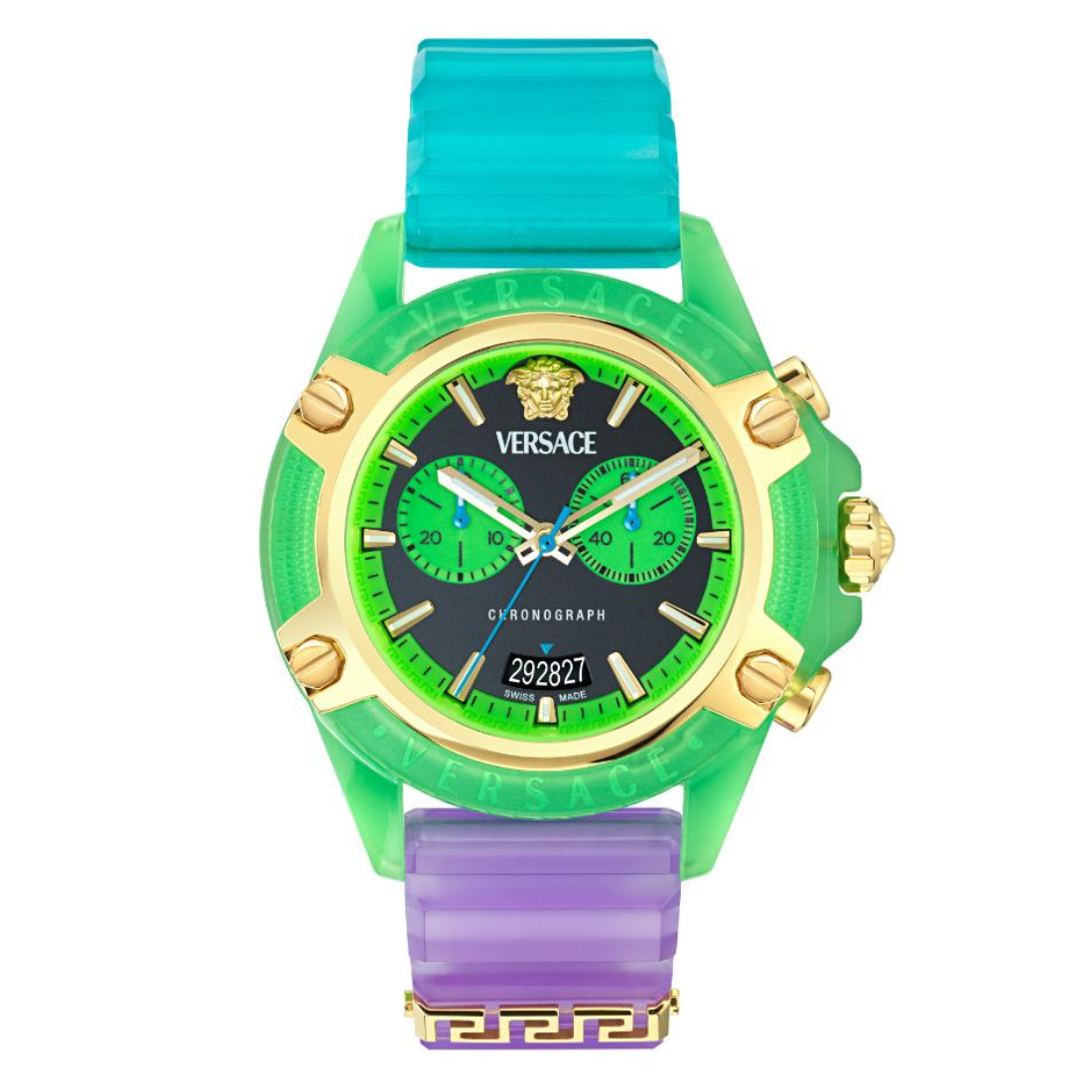 Versace ICON ACTIVE Unisex 44 mm Multicolor Dial Analog Watch VE8P00524