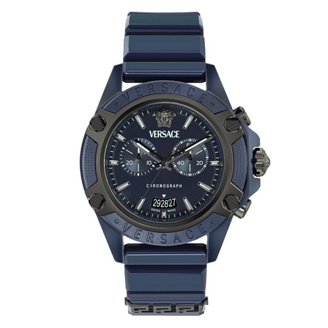 Versace ICON ACTIVE Unisex 44 mm Blue Dial Analog Watch VE8P00624