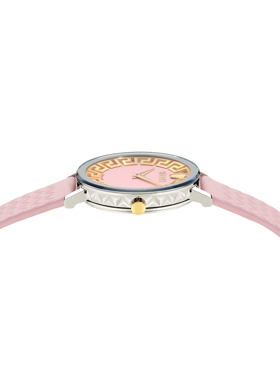Versace Daedalus Women 35 mm Pink Dial Analog Watch VE9A00124
