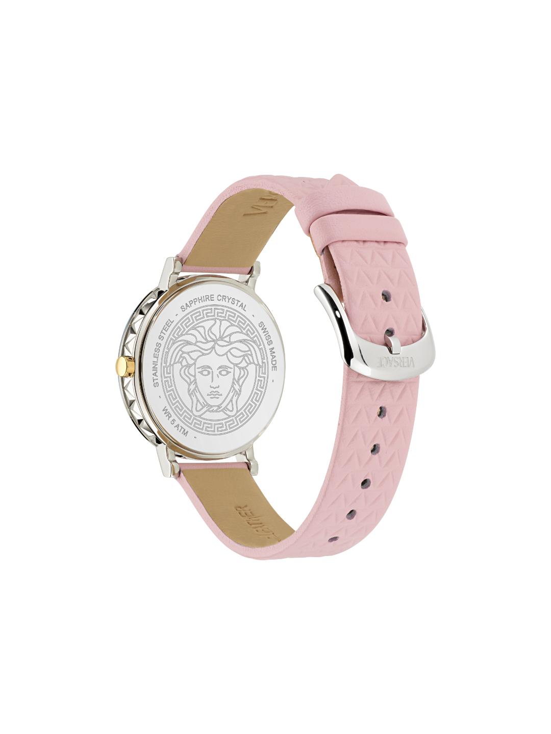 Versace Daedalus Women 35 mm Pink Dial Analog Watch VE9A00124