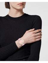 Versace Daedalus Women 35 mm Pink Dial Analog Watch VE9A00124