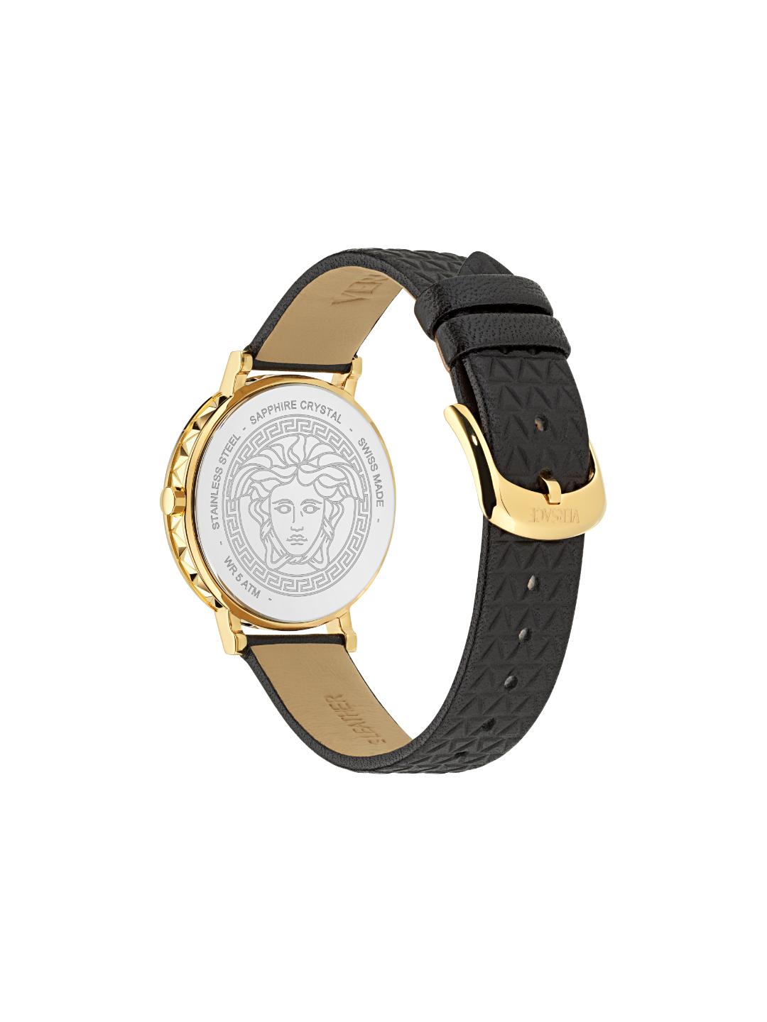 Versace Daedalus Women 35 mm Black Dial Analog Watch VE9A00224