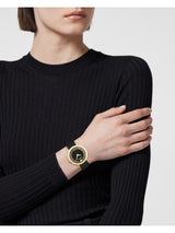 Versace Daedalus Women 35 mm Black Dial Analog Watch VE9A00224